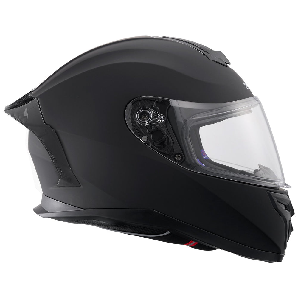 VEVOR Motorcycle Helmet, Full Face, Smart Street ABS & High Density Helmet with Bluetooth Slot & Interchangeable Lens, DOT Approved Comfortable Motocross Helmet, Fit for Youth & Adults