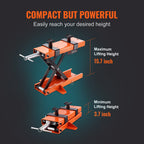 VEVOR Motorcycle Lift Scissor Jack Stand 499.5 kg with Saddle ATV Lift Dirt Bike