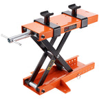 VEVOR Motorcycle Lift Scissor Jack Stand 499.5 kg with Saddle ATV Lift Dirt Bike