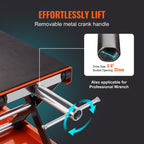 VEVOR Motorcycle Scissor Jack Lift 499.5 kg Wide Deck Hoist Stand for ATVs Bike