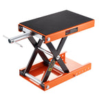 VEVOR Motorcycle Scissor Jack Lift 499.5 kg Wide Deck Hoist Stand for ATVs Bike