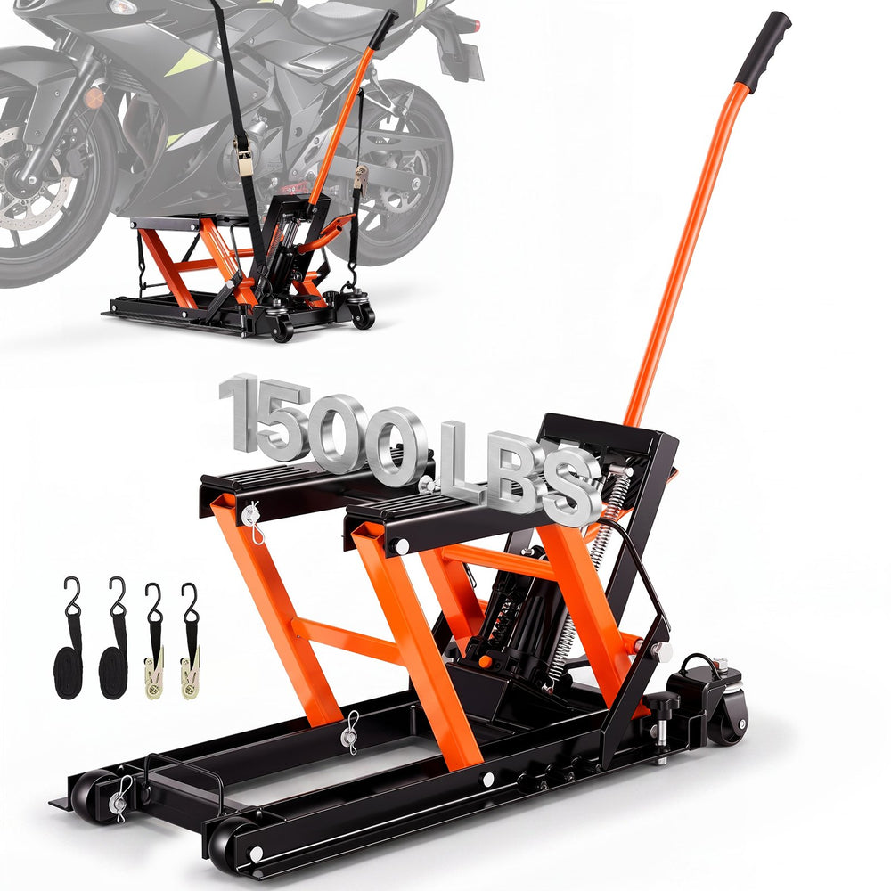 VEVOR Motorcycle Hydraulic Pump Jack 680.4 kg ATV Dirt Bike Stand