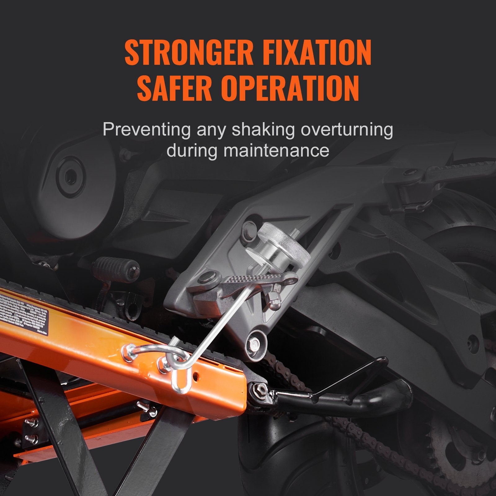 VEVOR Hydraulic Motorcycle Lift Table 158.8 kg Dirt Bike Scissor Jack Stand