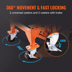 VEVOR Hydraulic Motorcycle Lift Table 158.8 kg Dirt Bike Scissor Jack Stand