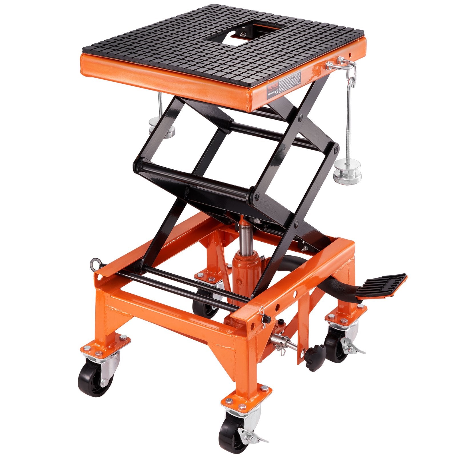 VEVOR Hydraulic Motorcycle Lift Table 158.8 kg Dirt Bike Scissor Jack Stand