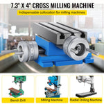 VEVOR Milling Machine Worktable Cross Slide Table 10.2 x 18.5 cm Compound For Bench Drill Vise