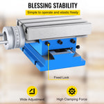 VEVOR Milling Machine Worktable Cross Slide Table 10.2 x 18.5 cm Compound For Bench Drill Vise