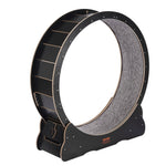 VEVOR Wooden Cat Exercise Wheel, 43.3" Large Cat Treadmill Wheel for Indoor Cats, Cat Running Wheel with Detachable Carpet & Cat Teaser for Running/Walking/Training, Suitable for Most Cats