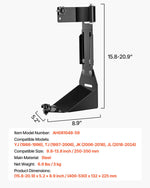 VEVOR High Lift Jack Mount Bracket, Farm Jack Holder Mounting Bracket Kit, Mount Carrier for Off Road Heavy-Duty Jacks, Compatible With YJ (1986-1996), TJ (1997-2006), JK (2006-2018), JL (2018-2024)