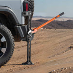 VEVOR Farm Jack, 845mm Utility High Lift Farm Jack, 3.18 Ton Capacity Ratcheting Off Road Utility Jacks, Heavy-Duty Lift Jacks with 130.1-711.2 mm Lifting Range for Tractor, Truck, SUV