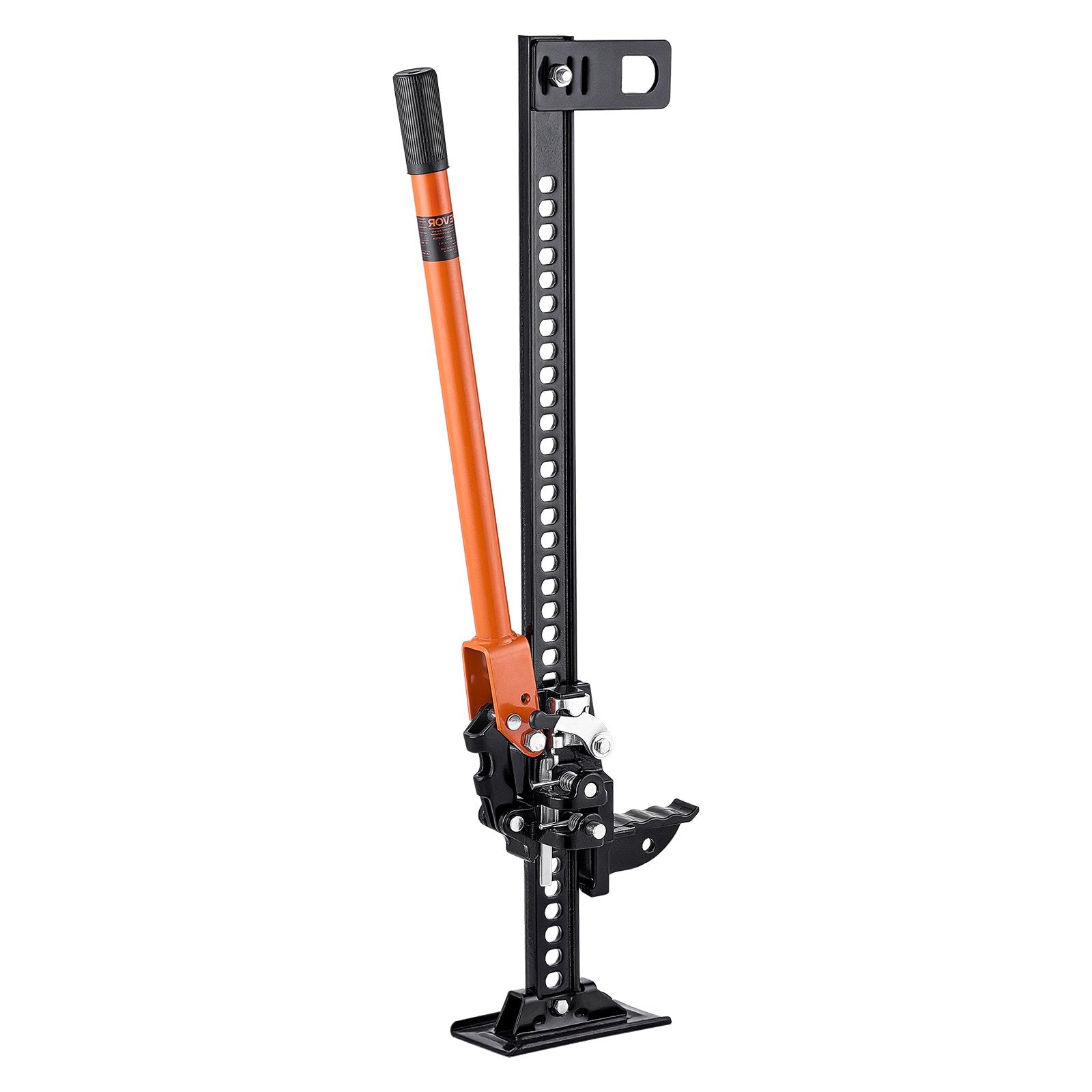 VEVOR Farm Jack, 91.5 cm Utility High Lift Farm Jack, 3.18 Ton Capacity Ratcheting Off Road Utility Jacks, Heavy-Duty Lift Jacks with 130.1-769.6 mm Lifting Range for Tractor, Truck, SUV