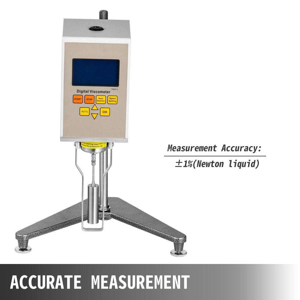 VEVOR NDJ-5S Digital Rotary Viscometer Viscosity 10-100000 mPa.s Viscosity Meter Tester Testing Machine Display Viscometer Digital LCD Display