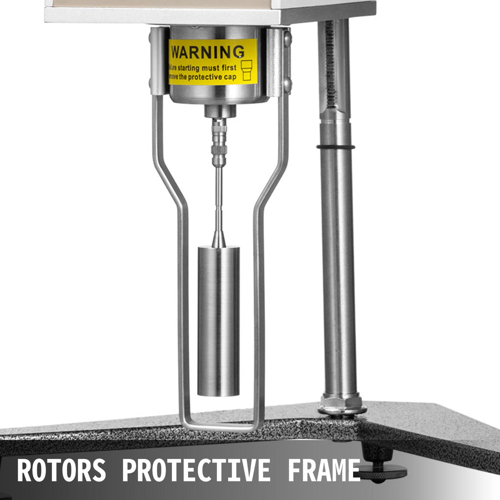 VEVOR NDJ-5S Digital Rotary Viscometer Viscosity 10-100000 mPa.s Viscosity Meter Tester Testing Machine Display Viscometer Digital LCD Display