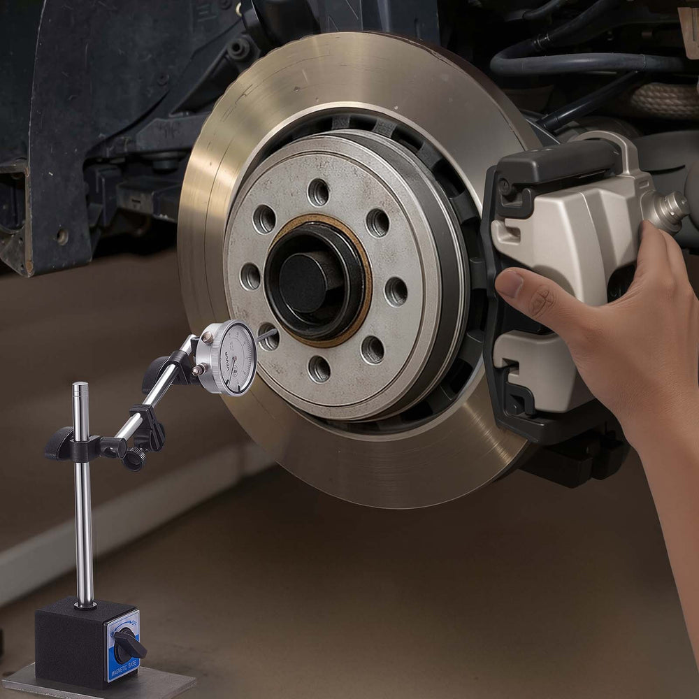 VEVOR Dial Test Indicator, 0.03 mm Accuracy, 0-25.4mm Measuring Range, Easy to Read Large Dial, Professional for Internal Diameter Measurement, Runout Detection, Flatness Inspection