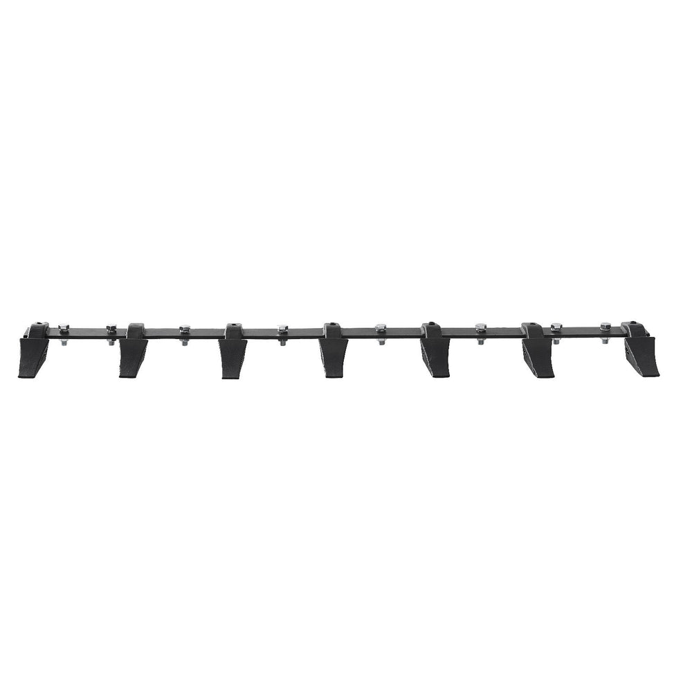 VEVOR Bucket Tooth Bar, 60'', Heavy Duty Tractor Bucket 7 Teeth Bar for Loader Tractor Skidsteer, 4560 lbs Load-Bearing Capacity Bolt On Design, for Efficient Soil Excavation and Bucket Protection