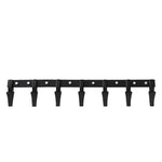 VEVOR Bucket Tooth Bar, 60'', Heavy Duty Tractor Bucket 7 Teeth Bar for Loader Tractor Skidsteer, 4560 lbs Load-Bearing Capacity Bolt On Design, for Efficient Soil Excavation and Bucket Protection