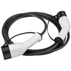 VEVOR Type 2 to Type 2 EV Charging Cable, 16Amp, 11kW 5 Meters Three Phase Electric Vehicle Car Charging Cable, IP66 Waterproof w Carry Bag, for IEC62196 EV & Plug-in Hybrid Electric Vehicle, CE&TUV