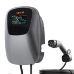 VEVOR Electric Vehicle Charging Station 22kW Three-Phase EV Charger CEE 32A, for All EVs and PHEVs, 400V AC Home Type 2 Smart Car Charging Wallbox, with APP Remote Control & Digital Display, IP65