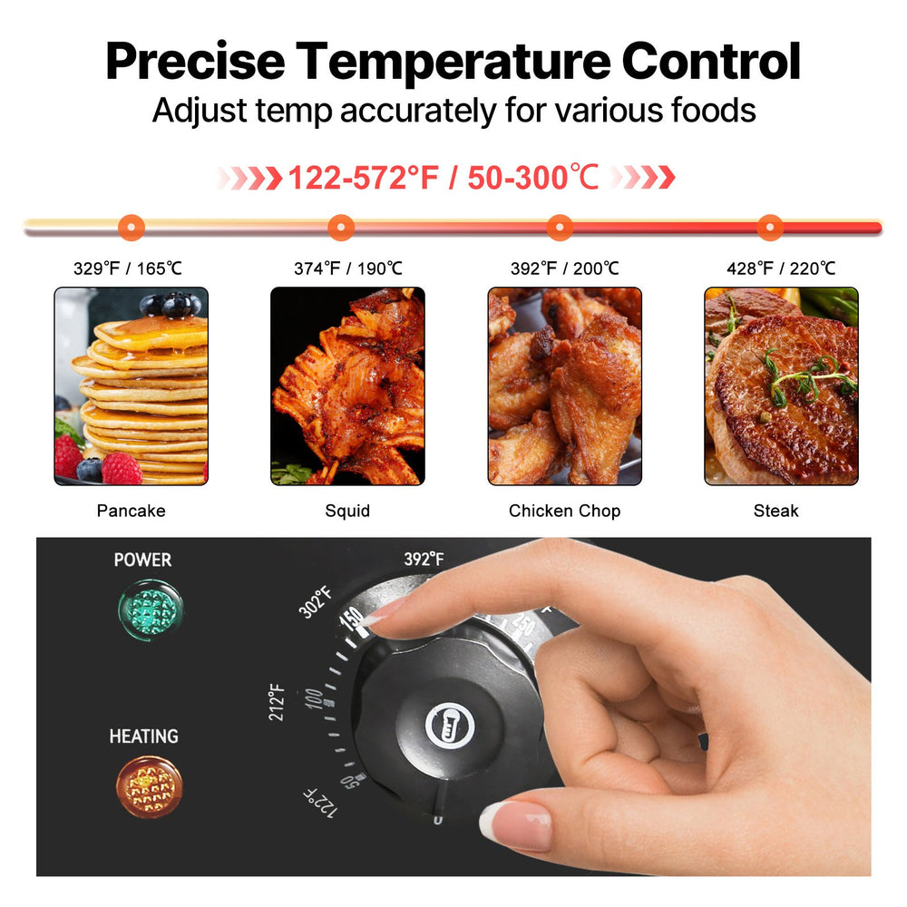 VEVOR 3000W 53.3 cm Commercial Electric Countertop Griddle Flat Top Grill Hot Plate