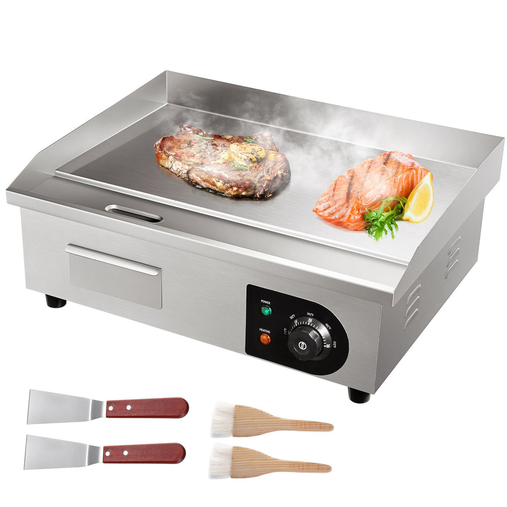 VEVOR 3000W 53.3 cm Commercial Electric Countertop Griddle Flat Top Grill Hot Plate