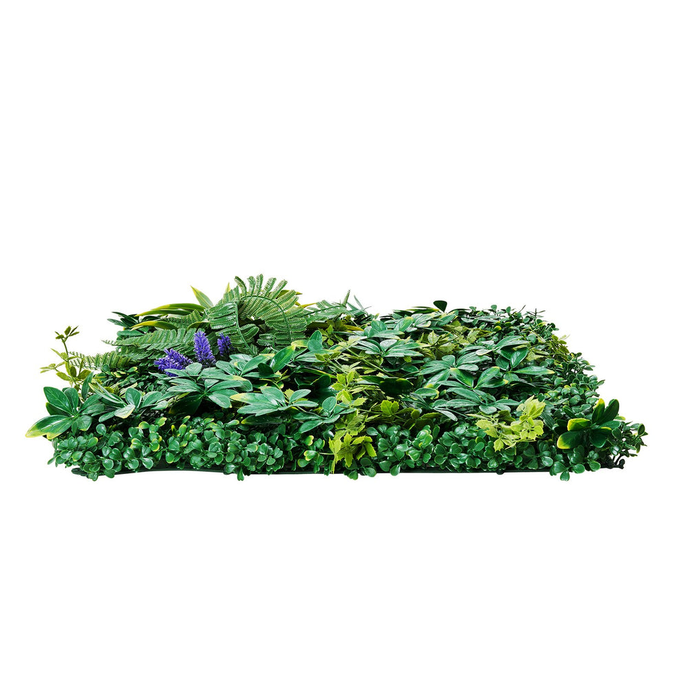 VEVOR Artificial Grass Wall Panels, 12 PCS 20 x 20 inch, 3D Combination Greenery Boxwood  Panel for Indoor Outdoor Green Decor & Ivy Fence Covering, Privacy Backdrop Wall Hedge Screen for Garden