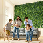 VEVOR Artificial Grass Wall Panels, 40 x 120 inch, Milan Grass Greenery Boxwood Panel for Indoor Outdoor Green Decor & Ivy Fence Covering, Privacy Backdrop Wall Hedge Screen for Garden