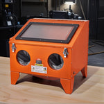 VEVOR 151.4 L Sandblasting Cabinet Benchtop Cabinet with Blasting Gun 4 Nozzle
