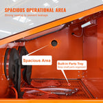 VEVOR 227.1 L Sand Blasting Cabinet with Stand with Blasting Gun & 4 Nozzles