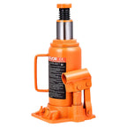 VEVOR Hydraulic Bottle Jack, 12 Ton (26455.5 lbs) Capacity, 205-400 mm Lifting Range, Heavy Duty Welded Bottle Jack for Car, SUV, Pickup, Auto Repair, House Lift and Agricultural Equipment, Orange