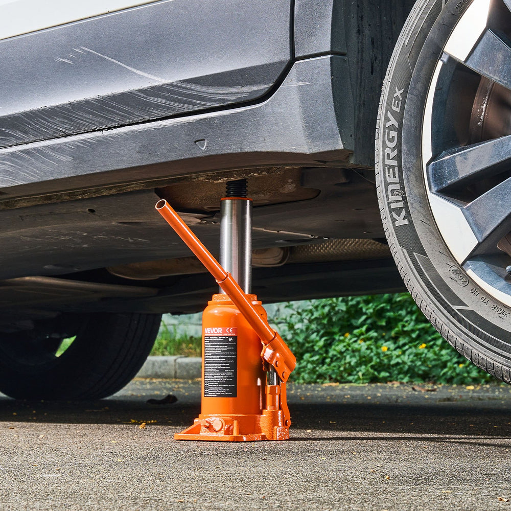 VEVOR Hydraulic Bottle Jack, 20 Ton (44092 lbs) Load Capacity, 225-435 mm Lifting Range, Heavy Duty Welded Bottle Jack for Car, SUV, Pickup, Auto Repair, House Lift and Agricultural Equipment, Orange