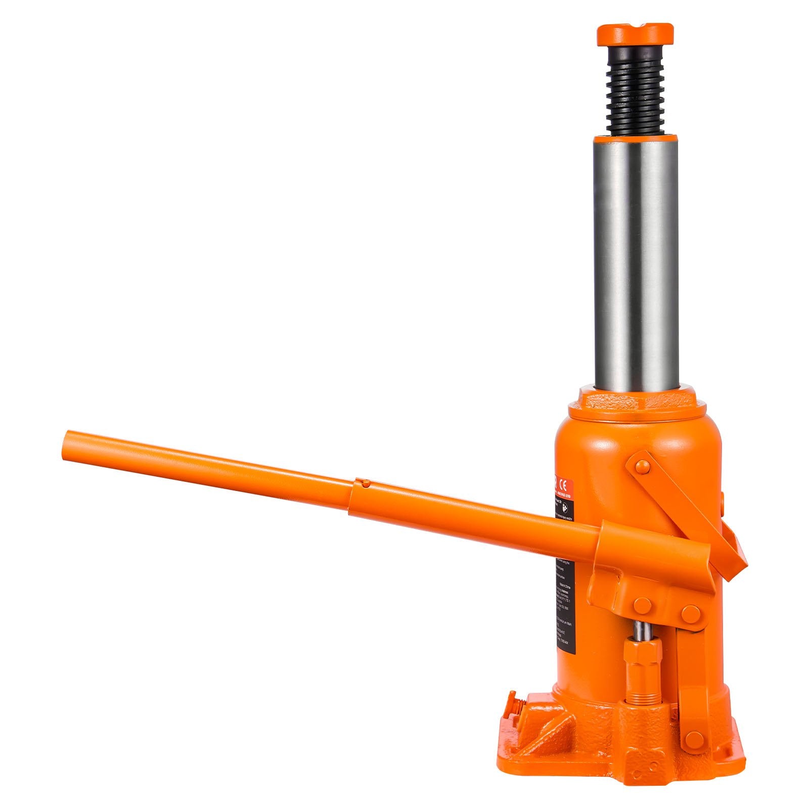 VEVOR Hydraulic Bottle Jack, 20 Ton (44092 lbs) Load Capacity, 225-435 mm Lifting Range, Heavy Duty Welded Bottle Jack for Car, SUV, Pickup, Auto Repair, House Lift and Agricultural Equipment, Orange