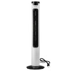 VEVOR Tower Fan, 50-Degree Oscillating Standing Fan, 3 Speeds & 3 Modes & 7.5-Hour Timer, 4.2 m/s High Velocity Floor Air Circulator, Powerful Airflow for Bedroom, Living Room, Home, Office, White