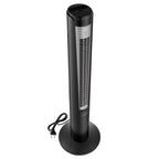 VEVOR Tower Fan, 70-Degree Oscillating Standing Fan, 3 Speeds & 4 Modes & 12-Hour Timer, 5.3 m/s High Velocity Floor Air Circulator, Powerful Airflow for Bedroom, Living Room, Home, Office, Black