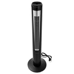 VEVOR Tower Fan, 70-Degree Oscillating Standing Fan, 3 Speeds & 4 Modes & 12-Hour Timer, 5.3 m/s High Velocity Floor Air Circulator, Powerful Airflow for Bedroom, Living Room, Home, Office, Black