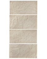 VEVOR 3D Wall Panels, 4 Pack 48 x 24 in PU Natural Stone Imitation Wall Art Tiles, 32 Sq.Ft Coverage Accent Wall Panel, Interior Home Decor for Ceiling, Bedroom, Living & Gaming Room, Stone Yellow