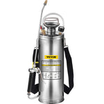 VEVOR Stainless Steel Sprayer 10L Household Gardening and Floor Cleaning Sprayer, Suitable for the Current Neds of Industry, Agriculture, Commerce, Medicine and Other Industries