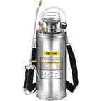 VEVOR Stainless Steel Sprayer 8L Household Gardening and Floor Cleaning Sprayer, Suitable for the Current Neds of Industry, Agriculture, Commerce, Medicine and Other Industries