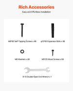 VEVOR 4x4 Post Base 8 Pcs, Inner Size 3.6x3.6 inch / 92x92 mm Post Brackets, Heavy Duty Carbon Steel Decking Posts, Wood Posts Brackets for Pavilion Deck Railing Support Deck Base Plate, Black