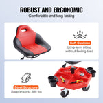 VEVOR Rolling Garage Stool 136.1 kg Adjustable Mechanic Work Shop Seat w/Casters