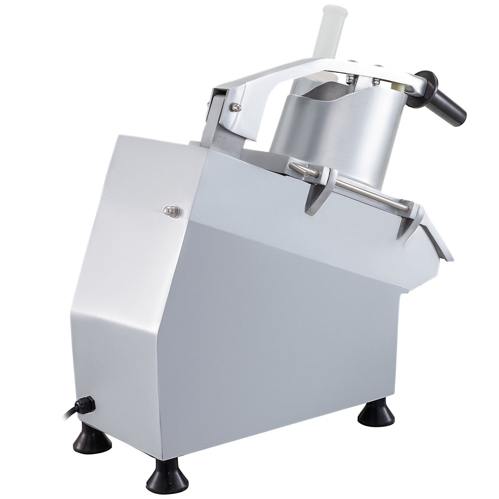 VEVOR JKC-300 Electric Vegetable Cutter with 6 x Cutting Disks, food processor 550W vegetable processor Stainless Steel + Cast Aluminum Alloy