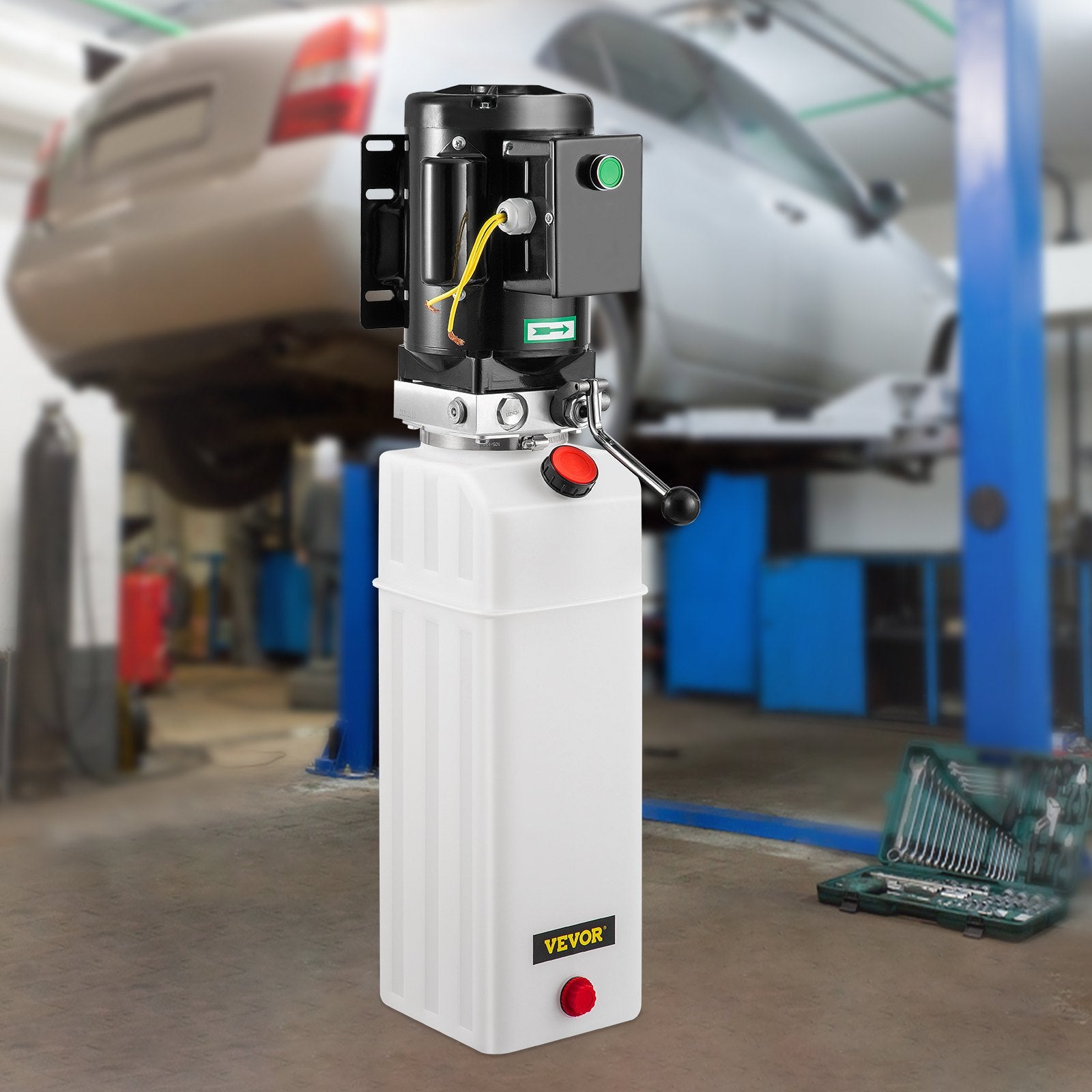 VEVOR 6L Car Lift Hydraulic Power Unit Pack 220V 50hz 1 ph 2750 PSI Auto