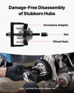 VEVOR Master Wheel Hub & Bearing Remover & Installer Kit, Fits Most Front-Wheel Drive Vehicles, Front Wheel Bearing Removal Tool, Wheel Bearing Installer Kit, Easy Bearing Swaps with No Press Required