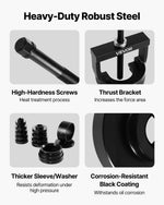 VEVOR Master Wheel Hub & Bearing Remover & Installer Kit, Fits Most Front-Wheel Drive Vehicles, Front Wheel Bearing Removal Tool, Wheel Bearing Installer Kit, Easy Bearing Swaps with No Press Required