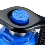 VEVOR Air Hydraulic Bottle Jack, 32 Ton (70546.9 lbs) Capacity, 255-415 mm Lifting Range, Pneumatic/Manual Heavy Duty Welded Bottle Jack with Pump for SUV, Pickup, Truck, RV, Car, Auto Repair, Blue