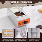 VEVOR Chocolate Tempering Machine Chocolate Melting Pot 4.1 kg 2 Tanks