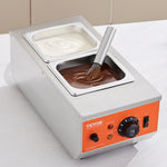VEVOR Chocolate Tempering Machine Chocolate Melting Pot 4.1 kg 2 Tanks