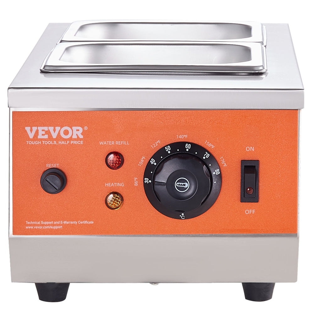 VEVOR Chocolate Tempering Machine Chocolate Melting Pot 4.1 kg 2 Tanks