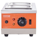 VEVOR Chocolate Tempering Machine Chocolate Melting Pot 4.1 kg 2 Tanks