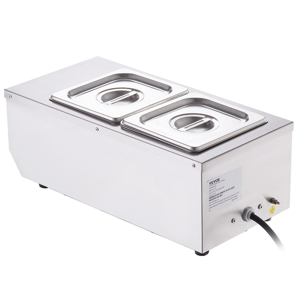 VEVOR Chocolate Tempering Machine Chocolate Melting Pot 4.1 kg 2 Tanks