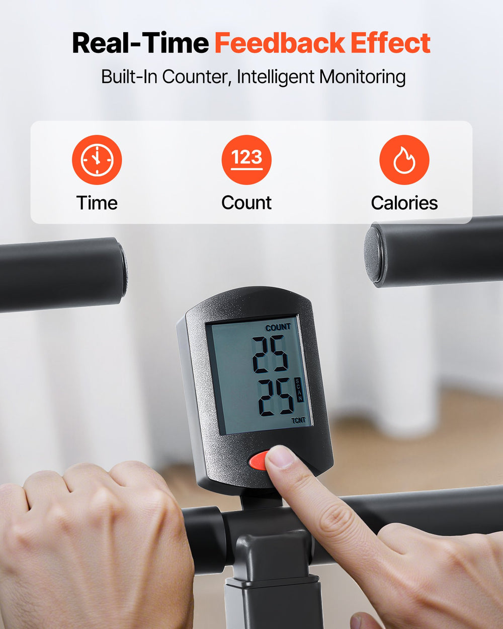 VEVOR Squat Machine, Deep Squat Rowing Machine for Home, Easy Setup & Foldable Exercise Equipment, Glute Trainer Machine with 12-Gear Adjustable Resistance, Glutes & Leg Home Workout Machine, Black